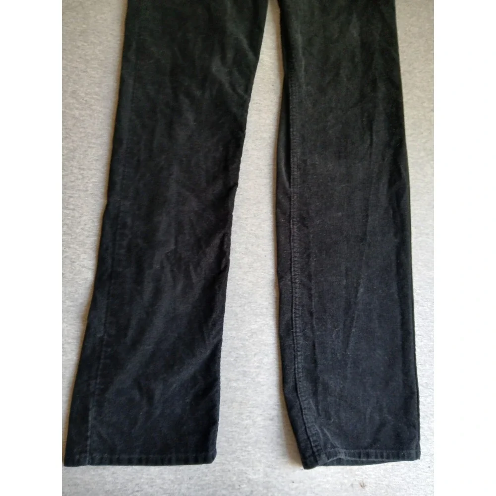 Levis Corduroy Pants 32x32 505 Straight Leg Stretch Comfort Preppy Black